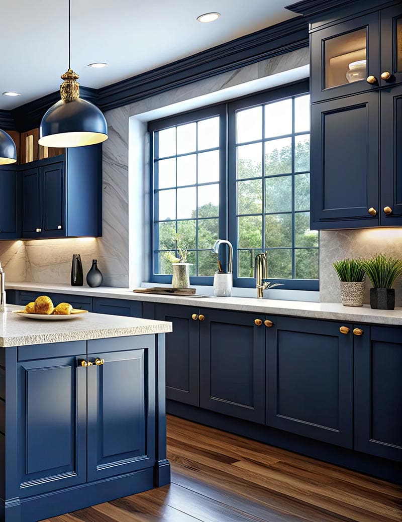 Cabinet painting and Cabinet refinishing